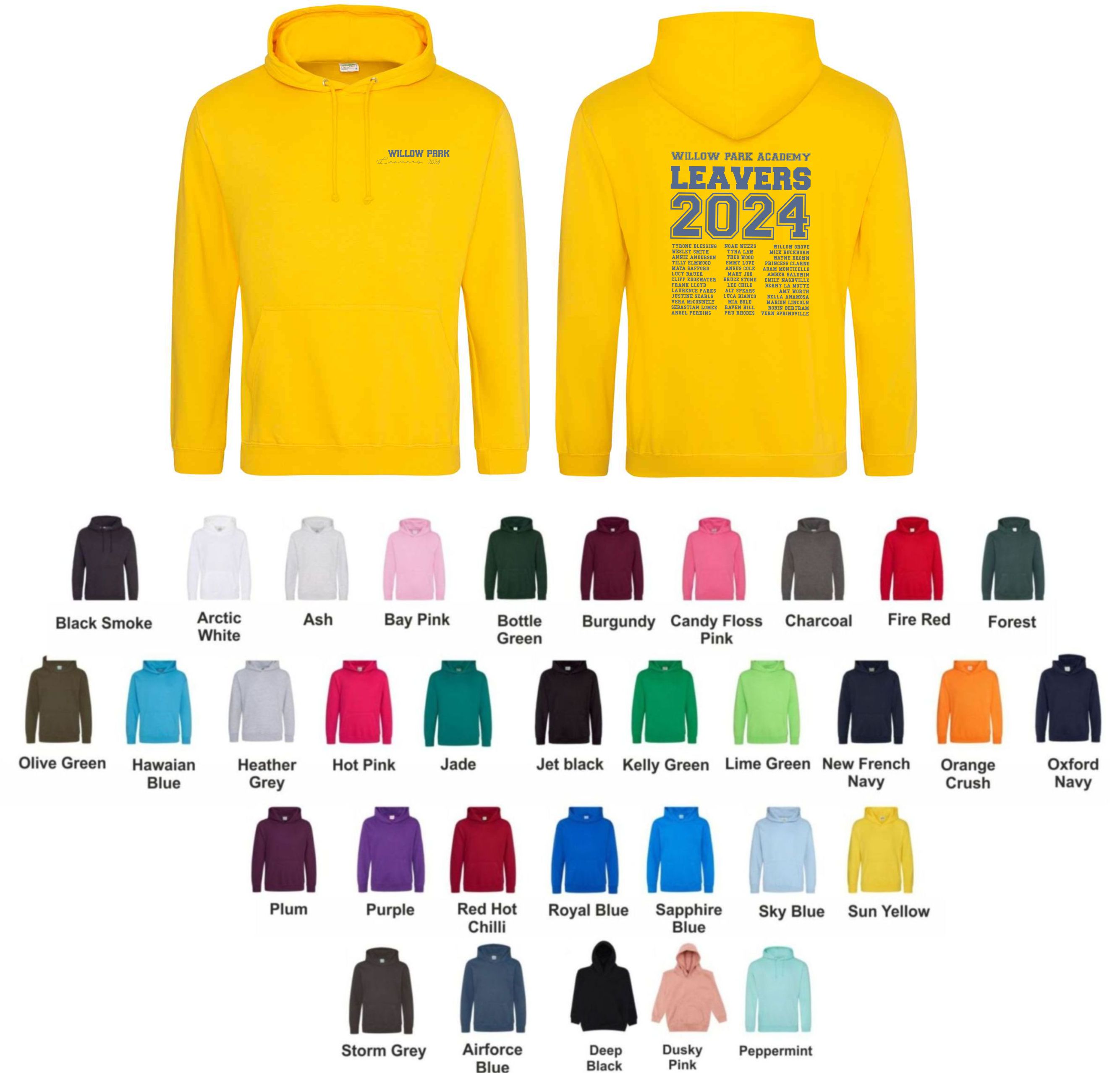 Leavers AWD JH001B Junior slipover Style 5 Hood from £15.43  Leavers AWD JH001B Junior slipover Style 5 Hood from £15.43